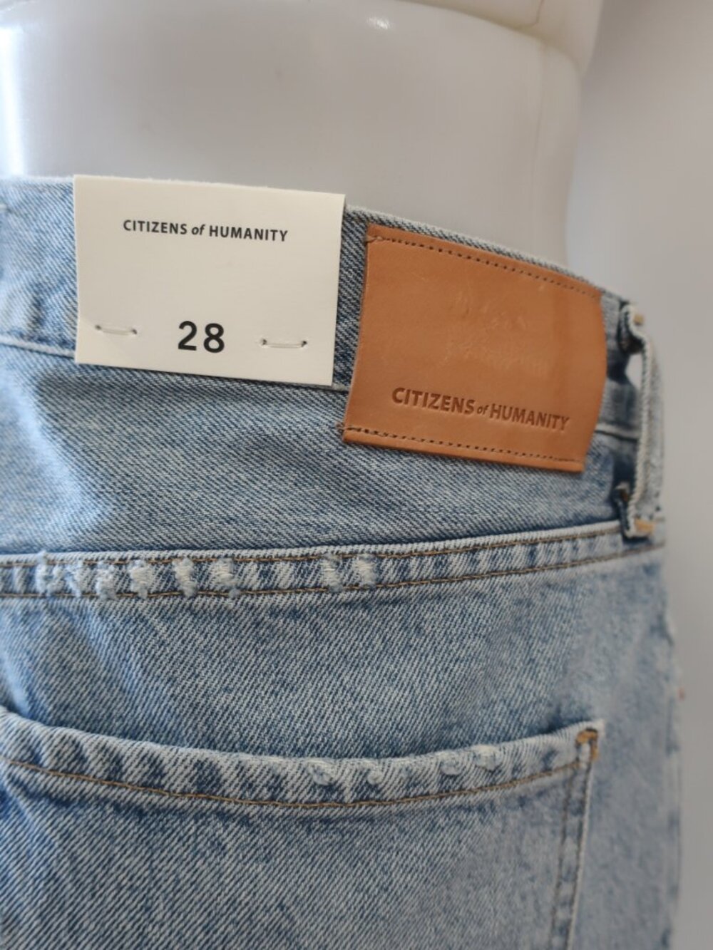 NWT Womens COH Citizens of Humanity (Item-212) Blue Ambrosio High Road Short 28 - Picture 10 of 11